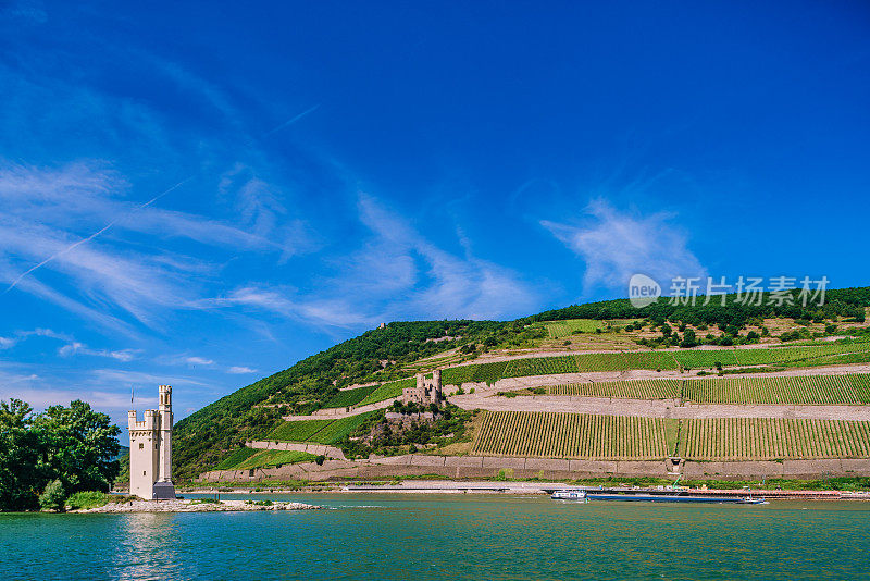 瑞根山谷/宾根毛seturm的景观景